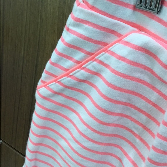 Cute Pink and White Striped Shorts For Kids - Picture 2 of 3